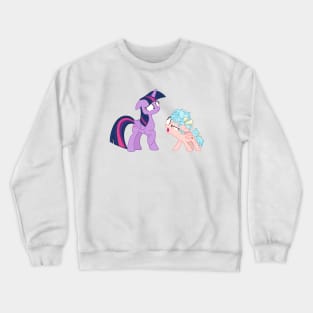 Cozy Glow shouting at Twilight Sparkle 1 Crewneck Sweatshirt